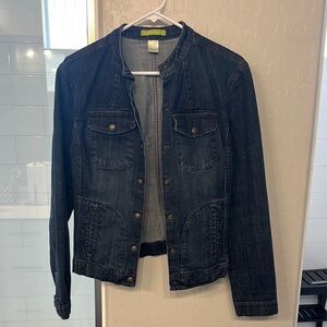 Sigrid Olsen Blue Jean Jacket Classic Fit